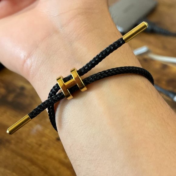 Neiman Marcus Adjustable H Rope Bracelet - Picture 7 of 7